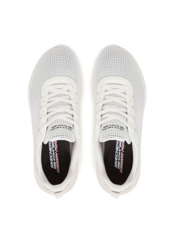 skechers - Skechers Sneakersy Bobs B Flex-Visionary Essence 117346/WHT Biały. Kolor: biały. Materiał: materiał