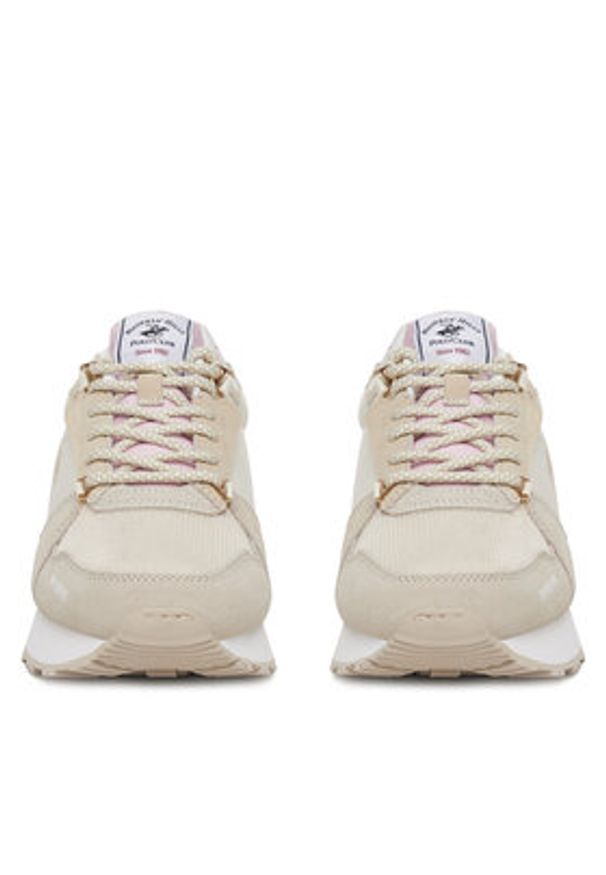 Beverly Hills Polo Club Sneakersy CRUZ MIX 2 Fioletowy. Kolor: fioletowy. Materiał: skóra, zamsz