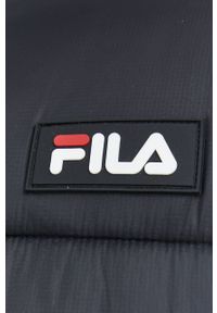 Fila kurtka męska kolor czarny zimowa. Kolor: czarny. Materiał: syntetyk. Sezon: zima #2