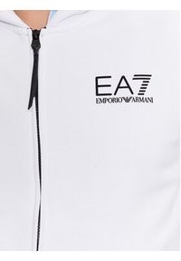 EA7 Emporio Armani Bluza 6RPM31 PJ07Z 1100 Biały Regular Fit. Kolor: biały. Materiał: bawełna, syntetyk