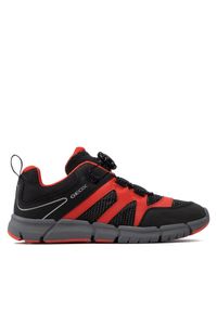Geox Sneakersy J Flexyper B. D J259BD 0FU50 C0038 D Czarny. Kolor: czarny. Materiał: materiał