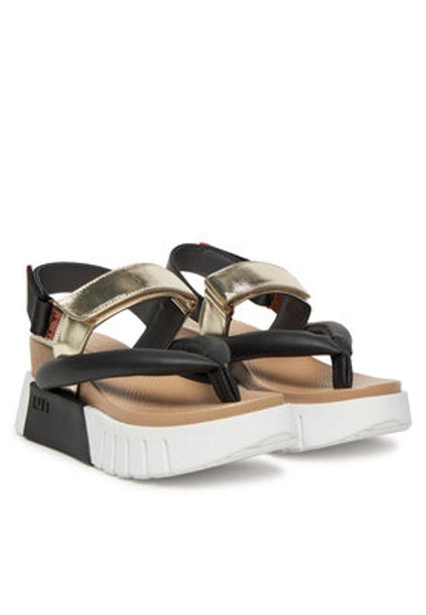 United Nude Sandały Delta Tong 10712866188 Czarny. Kolor: czarny. Materiał: skóra