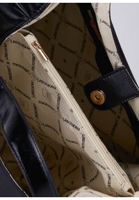 Inna - Torebka damska Monnari worek na ramię czarna. Kolor: czarny. Materiał: skórzane. Styl: elegancki. Rodzaj torebki: na ramię #2