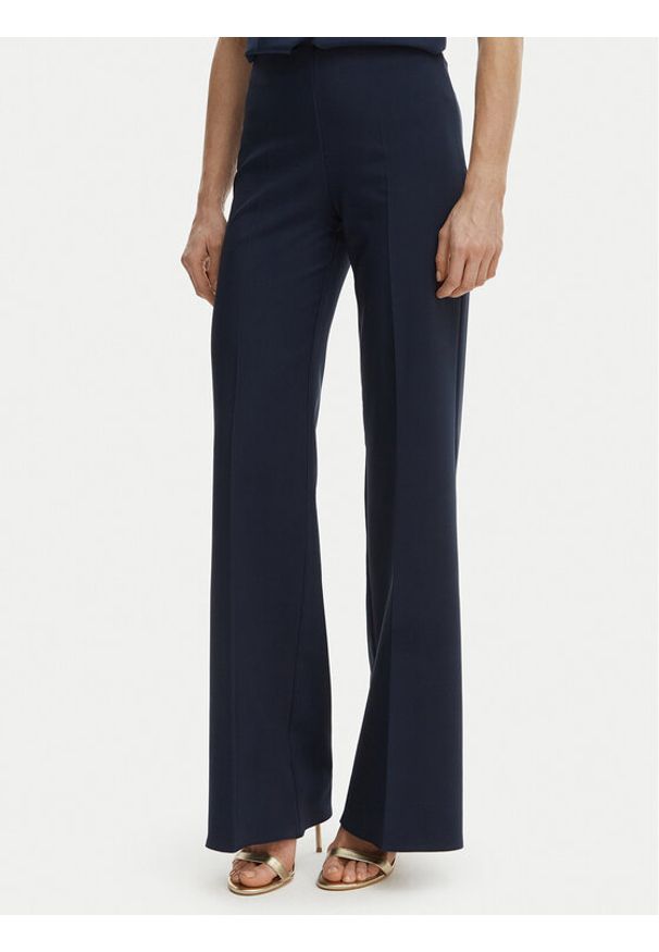 Rinascimento Spodnie palazzo CFC0127878003 Granatowy Wide Leg. Kolor: niebieski. Materiał: syntetyk