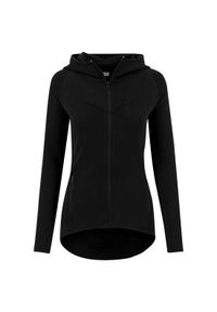 Urban Classics - Bluza damska z kapturem Urban Classic athletic interlo zip. Typ kołnierza: kaptur. Kolor: czarny. Materiał: dresówka #1
