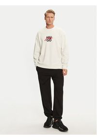Hugo Bluza Dlongny 50521081 Écru Relaxed Fit. Materiał: bawełna #3