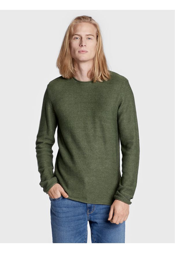 !SOLID - Solid Sweter 21104152 Zielony Regular Fit. Kolor: zielony. Materiał: syntetyk