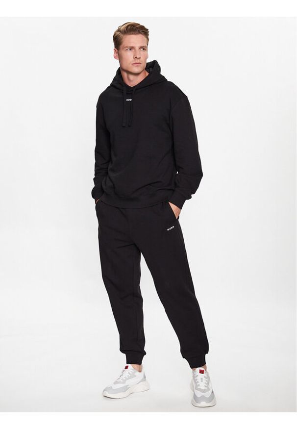 Hugo Dres Dapodayote 50492581 Czarny Relaxed Fit. Kolor: czarny. Materiał: bawełna