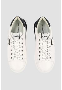 Karl Lagerfeld - KARL LAGERFELD Białe damskie sneakersy KAPRI Ombre NFT Lo Lace, Rozmiar 39. Kolor: biały. Materiał: materiał #6