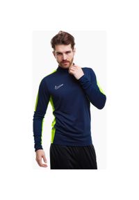 Bluza treningowa męska Nike DF Academy 23 SS Drill. Kolor: niebieski