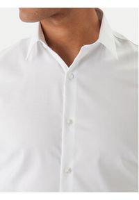 Calvin Klein Koszula LV019EU053 Biały Slim Fit. Kolor: biały. Materiał: bawełna #2