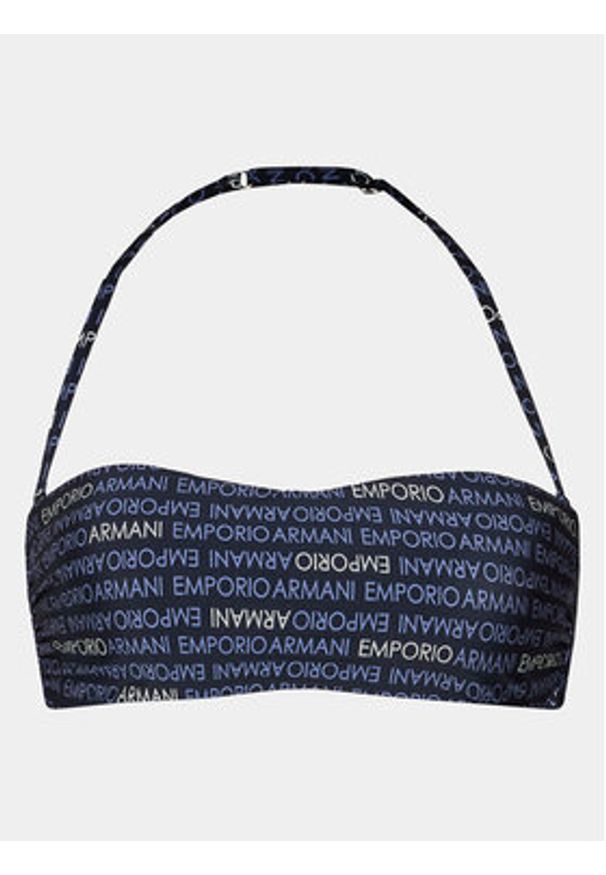 Emporio Armani Bikini 262737 4R310 01736 Granatowy. Kolor: niebieski. Materiał: syntetyk