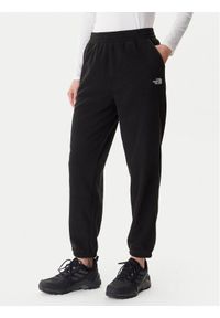 The North Face Spodnie dresowe Glacier NF0A8DQR Czarny Regular Fit. Kolor: czarny. Materiał: syntetyk