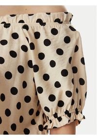 Morgan Bluzka 261-OVITA Beżowy Regular Fit. Kolor: beżowy. Materiał: wiskoza #5