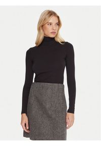 Weekend Max Mara Golf Multif 2525946022 Czarny Slim Fit. Typ kołnierza: golf. Kolor: czarny. Materiał: wiskoza #1