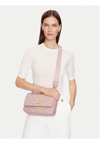 DKNY Torebka Delphine Shoulder Ba R23EBK75 Różowy. Kolor: różowy. Materiał: skórzane