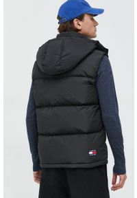 Tommy Jeans bezrękawnik puchowy męski kolor czarny zimowy. Okazja: na co dzień. Kolor: czarny. Materiał: puch. Długość rękawa: bez rękawów. Sezon: zima. Styl: casual #3