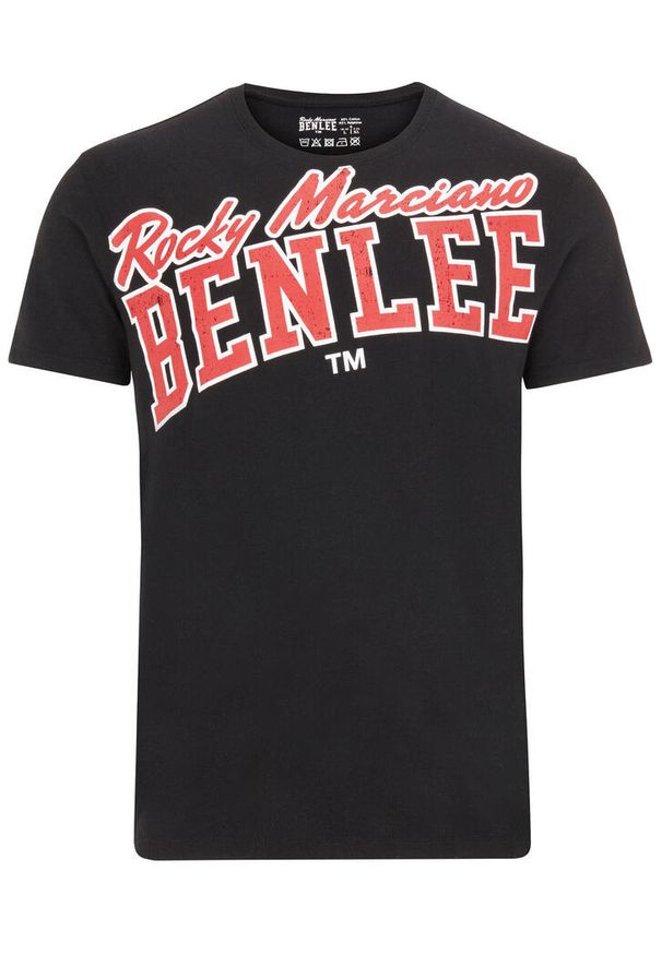 Koszulka Benlee Grosso. Kolor: czarny. Materiał: bawełna