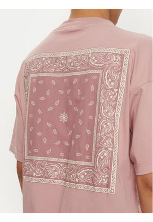 Champion T-Shirt 117449 Różowy Loose Fit. Kolor: różowy. Materiał: bawełna