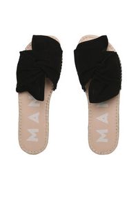 Manebi Espadryle Sandals With Knot K 1.0 JK Czarny. Kolor: czarny. Materiał: zamsz, skóra
