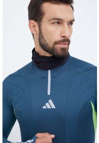 adidas Performance bluza treningowa Tiro 23 Competition Winterized kolor turkusowy wzorzysta. Kolor: turkusowy. Materiał: skóra, materiał. Długość: krótkie #4