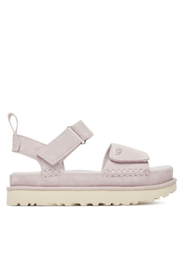 Ugg Sandały W Goldenstar 1136783 Fioletowy. Kolor: fioletowy. Materiał: zamsz, skóra