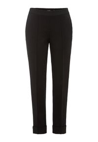 Spodnie materiałowe Olsen. Kolor: czarny. Materiał: materiał #1