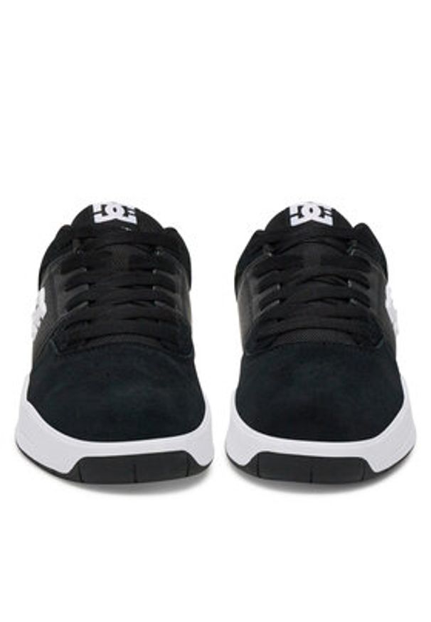 DC Sneakersy CENTRAL ADYS100551-BKW Czarny. Kolor: czarny. Materiał: skóra, zamsz