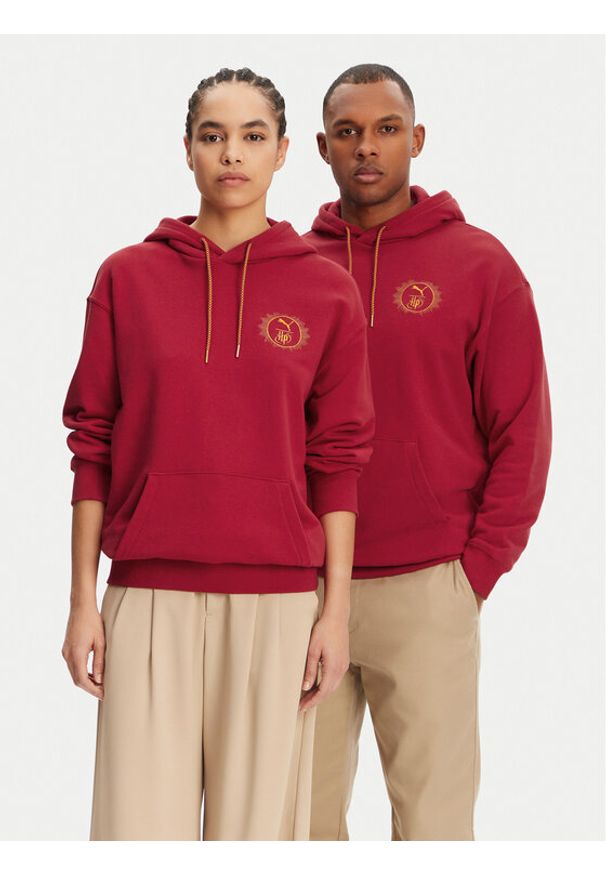 Puma Bluza Unisex Harry Potter 630093 Czerwony Relaxed Fit. Kolor: czerwony. Materiał: bawełna