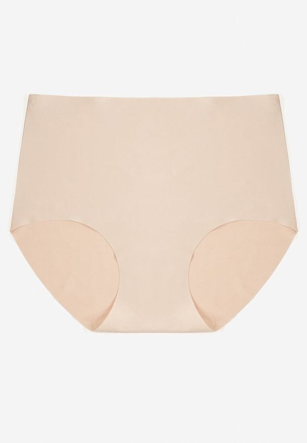 Renee - Beżowe Bezszwowe Majtki Figi High Waist Dolevia. Stan: podwyższony. Kolor: beżowy. Materiał: jeans