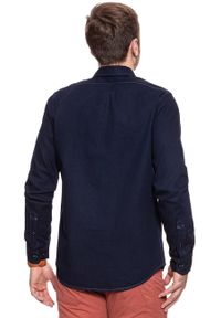 Lee - LEE BUTTON DOWN CLEAN BLUE L880FTQP 112123087. Typ kołnierza: button down. Materiał: jeans #2