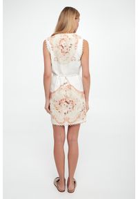 marka niezdefiniowana - Sukienka lniana mini TWINSET. Materiał: len. Długość: mini #3