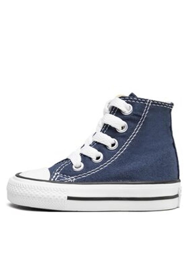 Converse Trampki Chuck Taylor All Star Hi 7J233C Granatowy. Kolor: niebieski. Materiał: materiał
