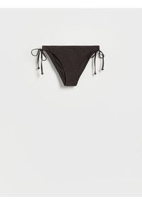 Reserved - Dół od bikini - ciemnobrązowy. Stan: obniżony. Kolor: brązowy. Materiał: materiał