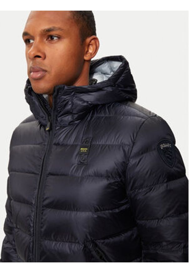 Blauer Kurtka puchowa 24WBLUC03023 888LU Granatowy Regular Fit. Kolor: niebieski. Materiał: syntetyk