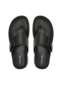 Calvin Klein Sandały Flat Adj Tp Eyelet HW0HW02349 Czarny. Kolor: czarny. Materiał: skóra