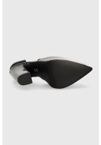 Steve Madden szpilki Prompt kolor czarny na słupku SM11002597. Zapięcie: klamry. Kolor: czarny. Obcas: na słupku. Wysokość obcasa: średni #5