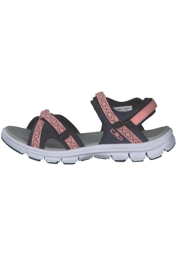Sandały trekkingowe damskie CMP Almaak. Kolor: niebieski, czarny, różowy, wielokolorowy. Materiał: tkanina, materiał, syntetyk, guma. Sport: turystyka piesza