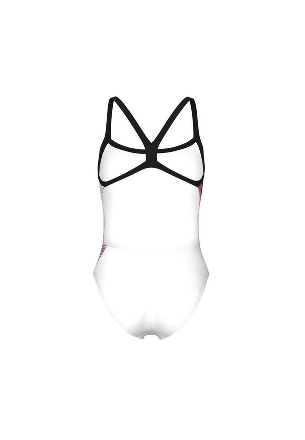 Damski kostium kąpielowy 1-częściowy Arena Airbrush. Kolor: wielokolorowy, biały, czarny