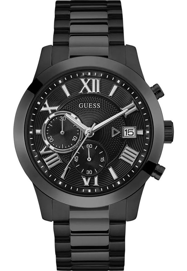 Zegarek męski Guess W0668G5 czarny. Kolor: czarny