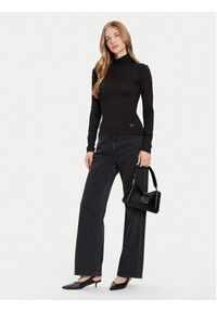 Guess Golf W4BP14 KCGM2 Czarny Slim Fit. Typ kołnierza: golf. Kolor: czarny. Materiał: syntetyk #4