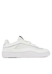 Diesel Sneakersy S-Oval Skate Low Y03511P8123 T1002 Biały. Kolor: biały. Materiał: skóra. Sport: skateboard