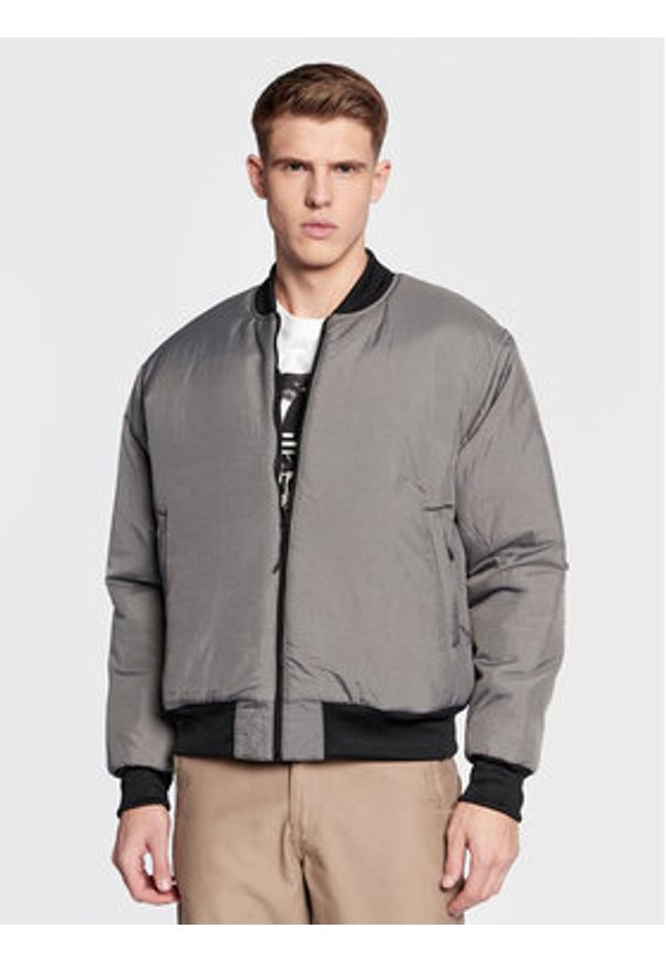 Adidas - adidas Kurtka bomber Reclaim Reversible HK2760 Czarny Regular Fit. Kolor: czarny. Materiał: syntetyk