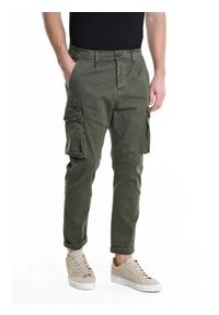 Xagon Man Spodnie | A2503 2CR4076 | Mężczyzna | Zielony. Okazja: na co dzień. Kolor: zielony. Materiał: elastan, bawełna. Styl: vintage, casual #5