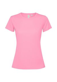 ROLY - Koszulka Damska Estoril Z Krótkim Rękawem. Kolor: czerwony, wielokolorowy, różowy. Długość rękawa: krótki rękaw. Długość: krótkie #1