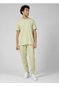 outhorn - Spodnie dresowe męskie Outhorn - zielone. Kolor: zielony. Materiał: dresówka #2