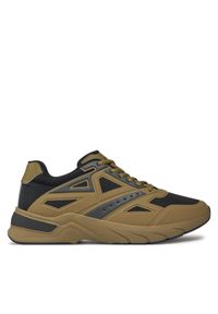 Calvin Klein Sneakersy Low Top Lace Up HM0HM01363 Zielony. Kolor: zielony. Materiał: materiał