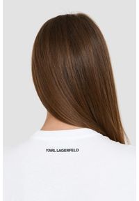 Karl Lagerfeld - KARL LAGERFELD Biały t-shirt Ikonik 2.0. Kolor: biały #6