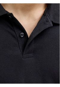 Jack & Jones Polo Kane 12270150 Czarny Regular Fit. Typ kołnierza: polo. Kolor: czarny. Materiał: bawełna, syntetyk #5