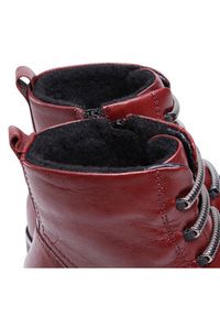 Lasocki Trzewiki WI23-KANAN-06 Bordowy. Kolor: czerwony. Materiał: skóra #5